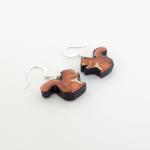 Polymer Clay Red Squirrel Earrings