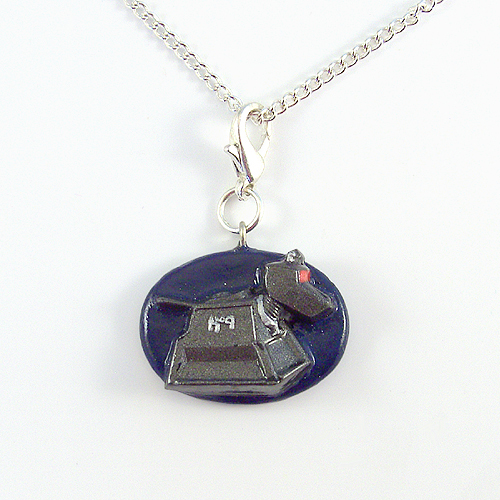K-9 Charm With Silver Chain Necklace